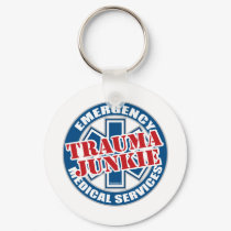 EMS Trauma Junkie keychains