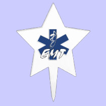 EMT Active Star Of Life cake picks