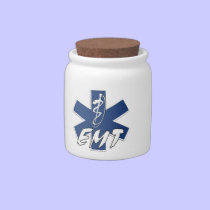 EMT Active Star of Life candy jars