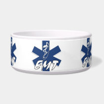 EMT Active Star of Life pet bowls