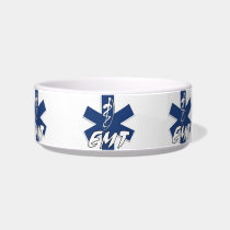 EMT Active Star of Life pet bowls