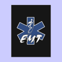 EMT Active Star of Life postcards
