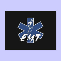EMT Active Star of Life postcards