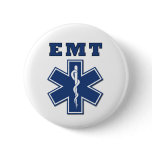 EMT Blue Star of Life buttons