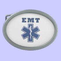 EMT Blue Star Of Life belt buckles