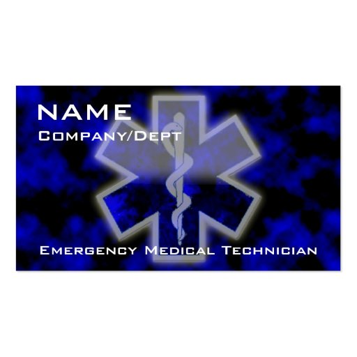 EMT Business Card (front side)
