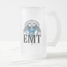 EMT Caduceus Blue Coffee Mug