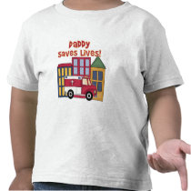 EMT Daddy Saves Lives T Shirt