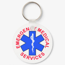 EMT EMS rescue Keychain by thinblueline EMT EMS rescue Keychain