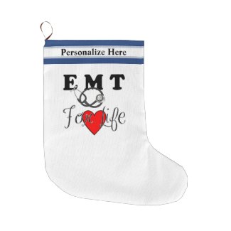 EMT and Paramedic Personalized Christmas Stockings