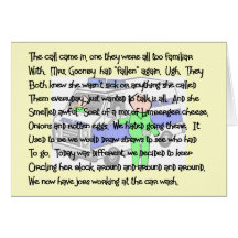EMT/Paramedic Story ARt Gifts Greeting Card