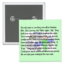 EMT/Paramedic Story ARt Gifts Pinback Buttons