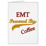 EMT Powered By Coffee Greeting Card