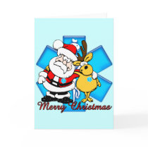 EMT Santa Christmas Card
