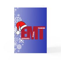 EMT SANTA - CHRISTMAS EMERGENCY MEDICAL TECHNICIAN cards by medicalpeople EMT SANTA - CHRISTMAS EMERGENCY MEDICAL TECHNICIAN cards