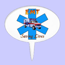 EMT Saving Livers cake picks