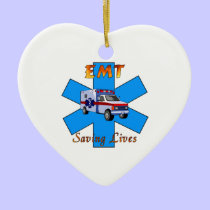 EMT Saving Lives ornaments