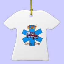 EMT Saving Lives ornaments
