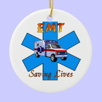 EMT Saving Lives ornaments