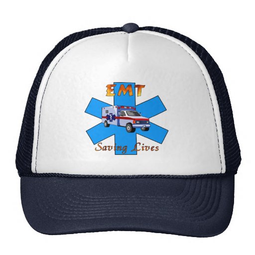 EMT Saving Lives Hats