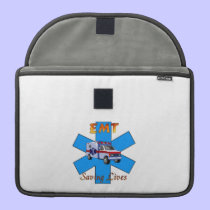 EMT Saving Lives macbook sleeves