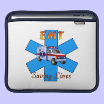 EMT Saving Lives ipad sleeves