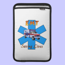 EMT Saving Lives ipad sleeves