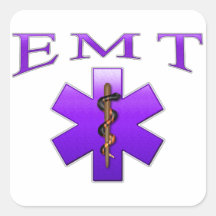 EMT SQUARE STICKERS