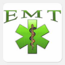 EMT SQUARE STICKERS