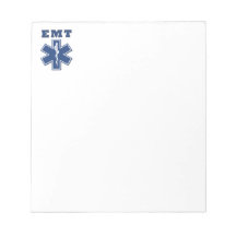 EMT Star of Life Note Pad