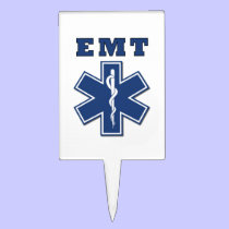 EMT Star Of Life cake picks