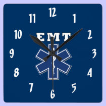 EMT Star Of Life wall clocks