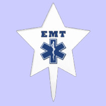 EMT Star Of Life cake picks