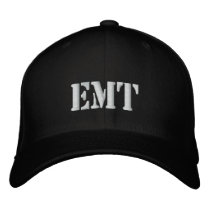 EMT STYLE EMBROIDERED BASEBALL CAPS