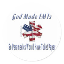 EMT Toilet Paper Medic Sticker stickers