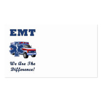 EMT We Are The Difference Business Card