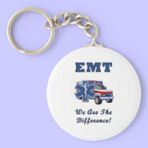 EMT We Are The Difference keychains