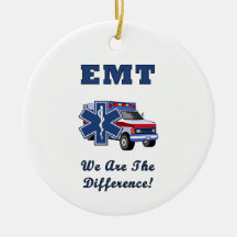 EMT We Are The Difference Ornaments