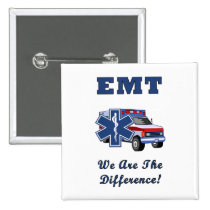 EMT We Are The Difference buttons
