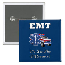 EMT We Are The Difference Pins