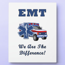 EMT We Are The Difference plaques