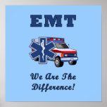 EMT We Are The Difference Posters