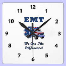 EMT's Are The Difference wall clocks