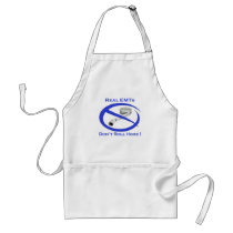 EMTs dont roll hose blue APRON aprons