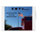 EMT's Saving Lives Greeting Card