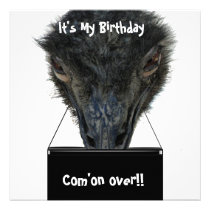 Emu Invite Birthday Party invitations