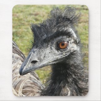 Emu Profile Portrait mousepad