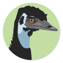 Emu Stickers by webofcolour Emu Stickers