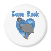 Emus Rock Magnet