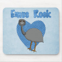 Emus Rock mousepads by naturetees Emus Rock mousepads
